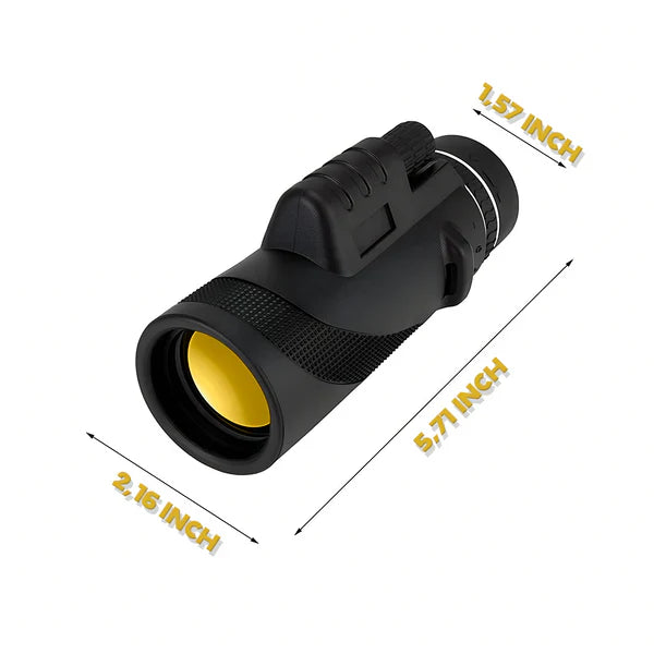 RoyaleGlow Starscope HD Monocular 10X Military-Grade Lens