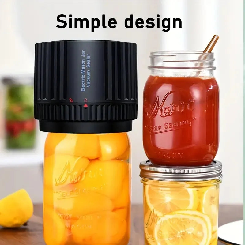 Rayvia Mason Jar Vacuum Sealer – Airtight Food Preservation for Maximum Freshness