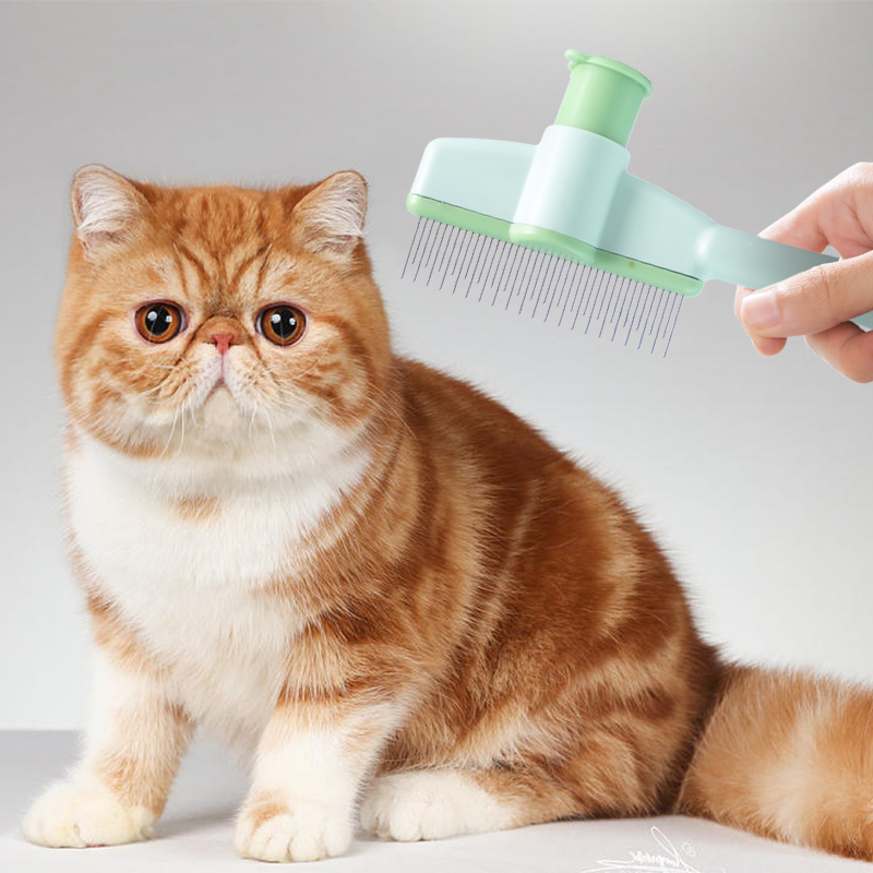 Luxora Flea Comb For Dogs And Cats With Self-Cleaning Feature