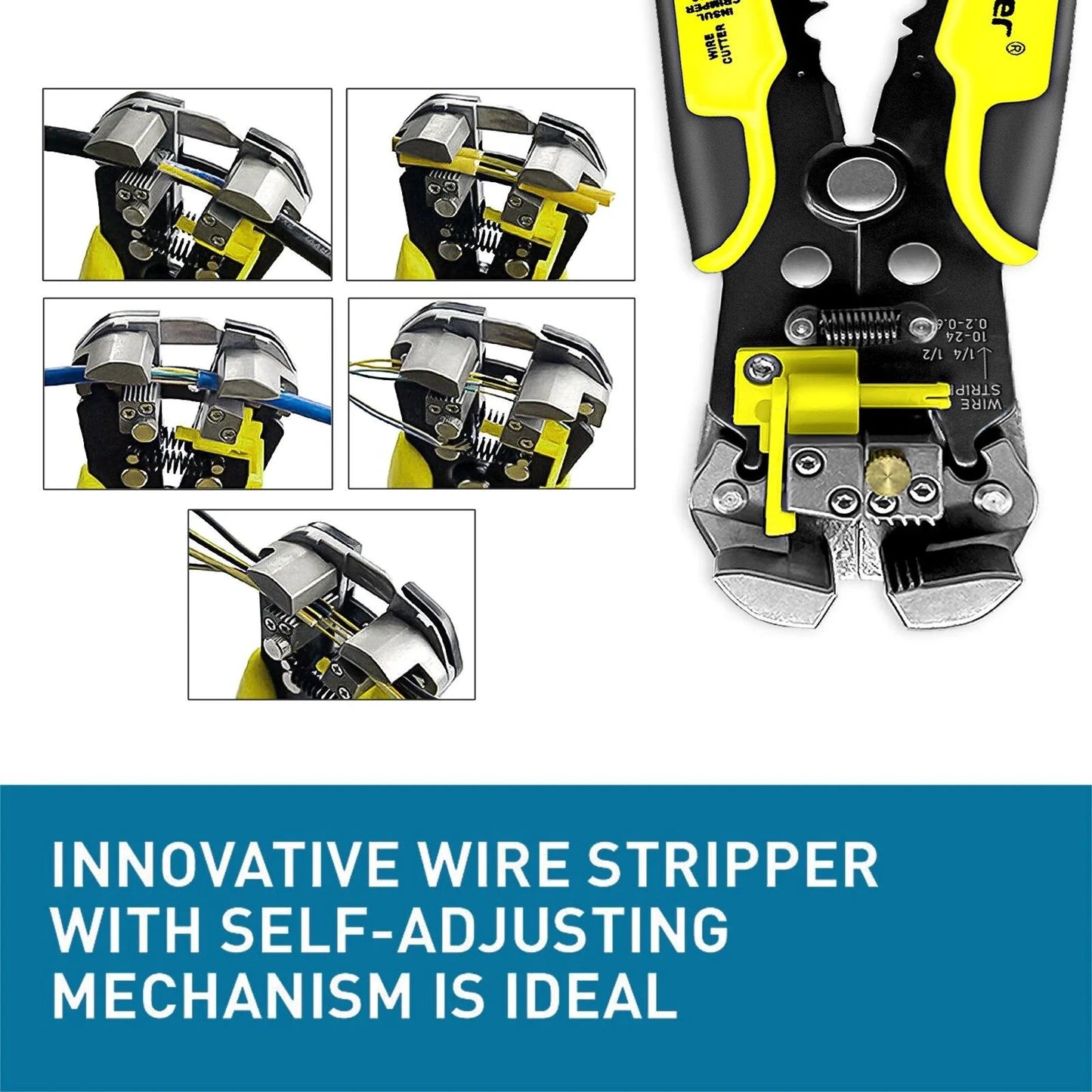 RoyaleGlow Automatic Wire Stripper Cable Cutter Tool
