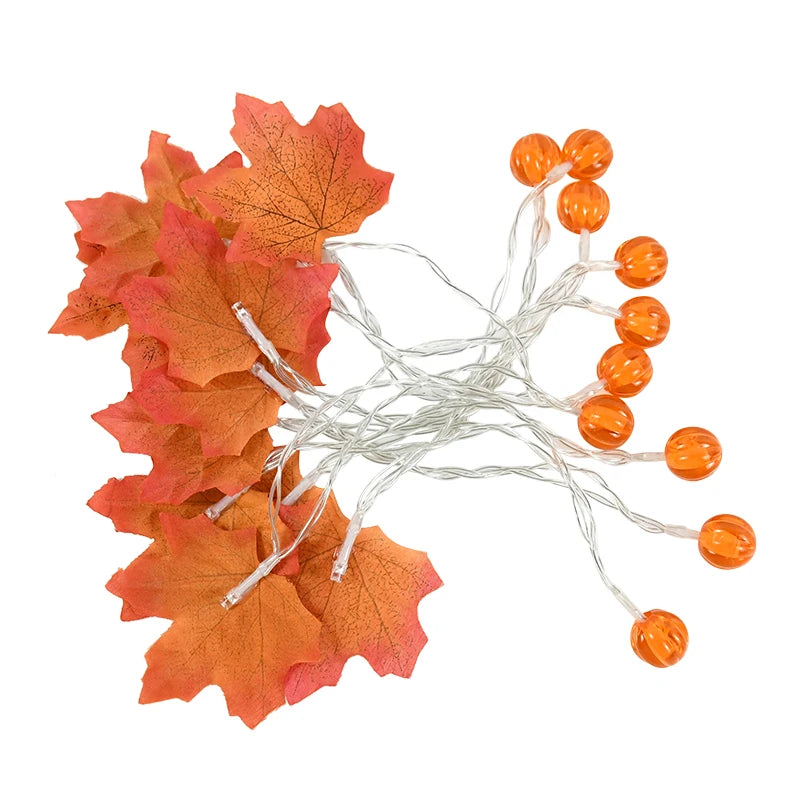 1.5M 10LED Halloween Pumpkin Lamp Skeletons Lights String Happy Halloween Decoration For Home Bar Halloween Party Decor Props 3