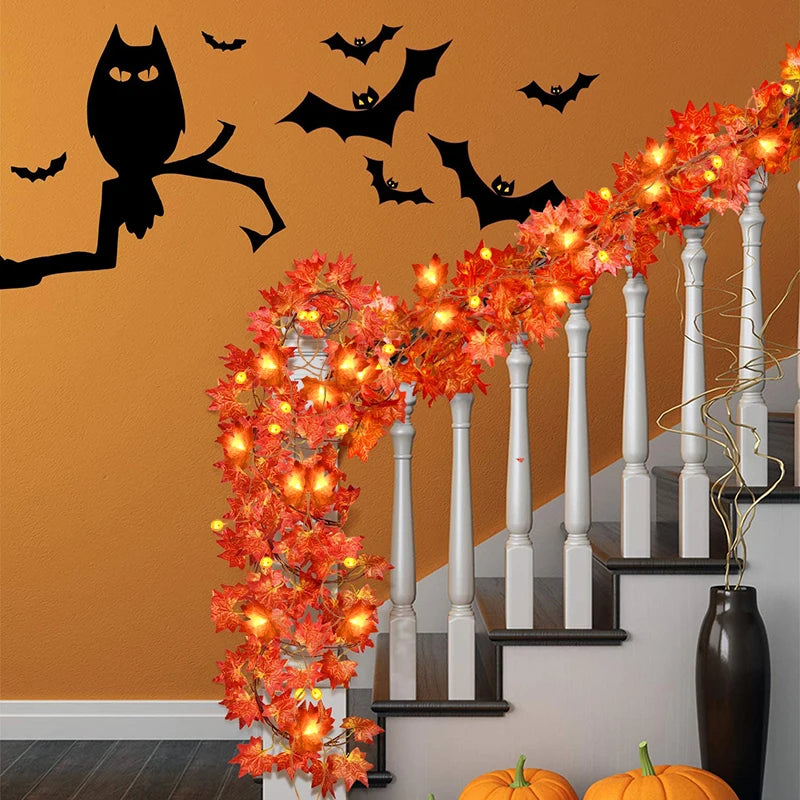 1.5M 10LED Halloween Pumpkin Lamp Skeletons Lights String Happy Halloween Decoration For Home Bar Halloween Party Decor Props 4