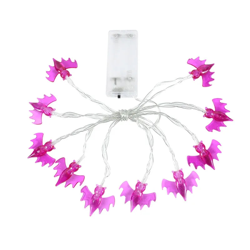 1.5M 10LED Halloween Pumpkin Lamp Skeletons Lights String Happy Halloween Decoration For Home Bar Halloween Party Decor Props 5