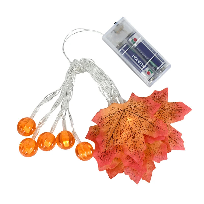 1.5M 10LED Halloween Pumpkin Lamp Skeletons Lights String Happy Halloween Decoration For Home Bar Halloween Party Decor Props 7