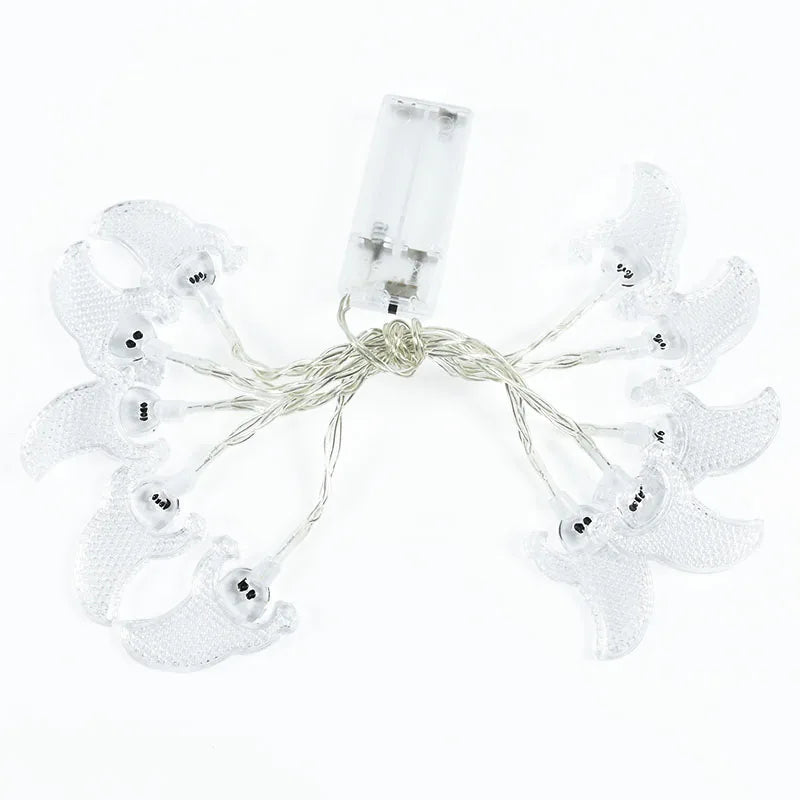 1.5M 10LED Halloween Pumpkin Lamp Skeletons Lights String Happy Halloween Decoration For Home Bar Halloween Party Decor Props 8