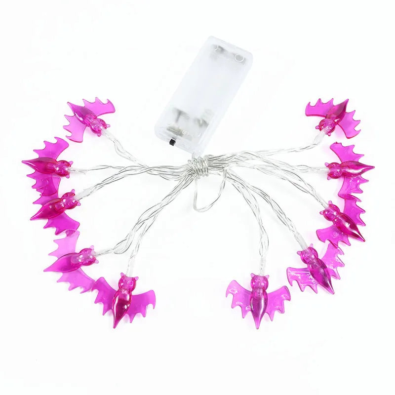 1.5M 10LED Halloween Pumpkin Lamp Skeletons Lights String Happy Halloween Decoration For Home Bar Halloween Party Decor Props 9