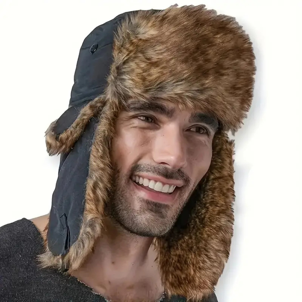 Royaleva Cozy Faux Fur Winter Earflap Aviator Ski Hat