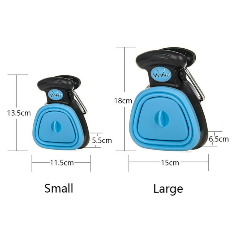 Royaleva Collapsible Dog Pooper Scooper with Biodegradable Waste Bags