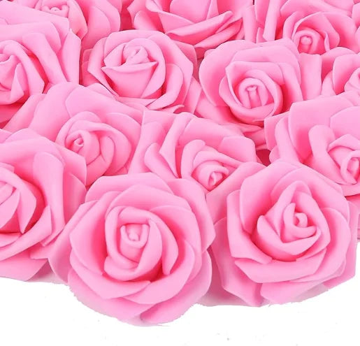 10/20/50Pcs Artificial Foam Rose Flowers PE Fake Flower for Home Room Dceor Wedding Party Halloween Thanksgiving Christmas Decor 11