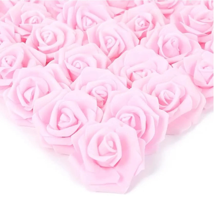 10/20/50Pcs Artificial Foam Rose Flowers PE Fake Flower for Home Room Dceor Wedding Party Halloween Thanksgiving Christmas Decor 13