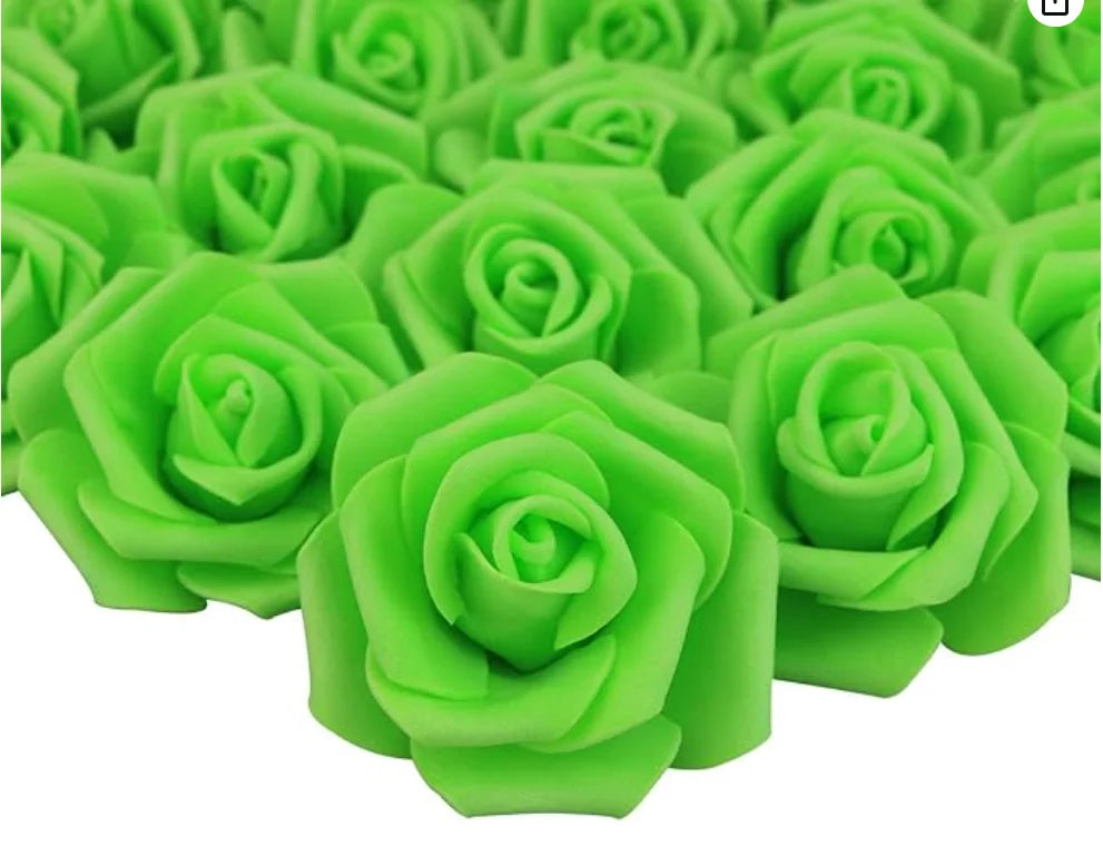 10/20/50Pcs Artificial Foam Rose Flowers PE Fake Flower for Home Room Dceor Wedding Party Halloween Thanksgiving Christmas Decor 15
