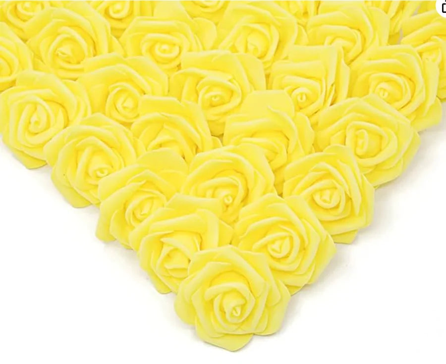 10/20/50Pcs Artificial Foam Rose Flowers PE Fake Flower for Home Room Dceor Wedding Party Halloween Thanksgiving Christmas Decor 26