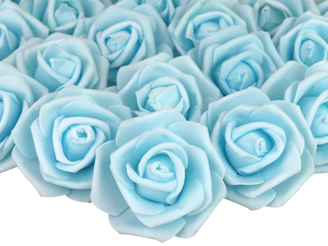 10/20/50Pcs Artificial Foam Rose Flowers PE Fake Flower for Home Room Dceor Wedding Party Halloween Thanksgiving Christmas Decor 27