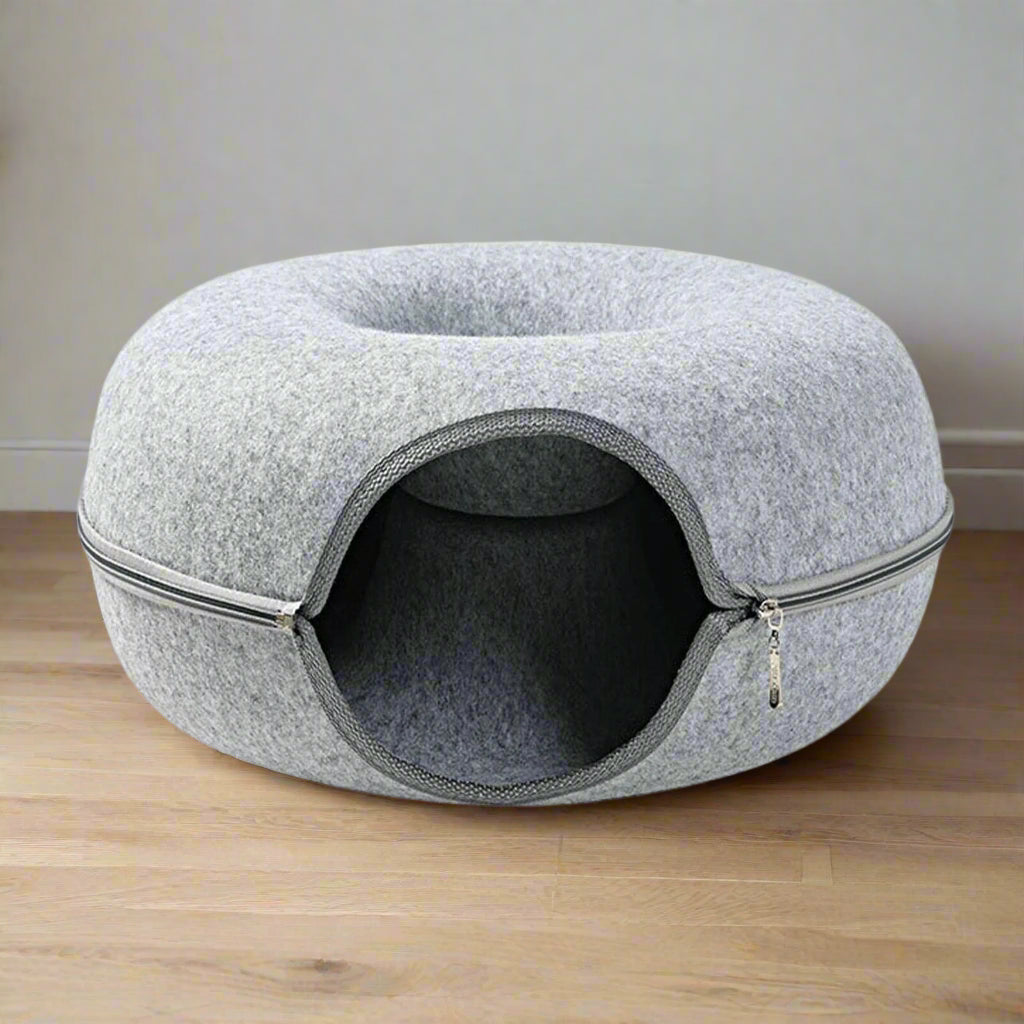 Luxora Tunnel Interactive Cat Bed for Fun and Playful Cats
