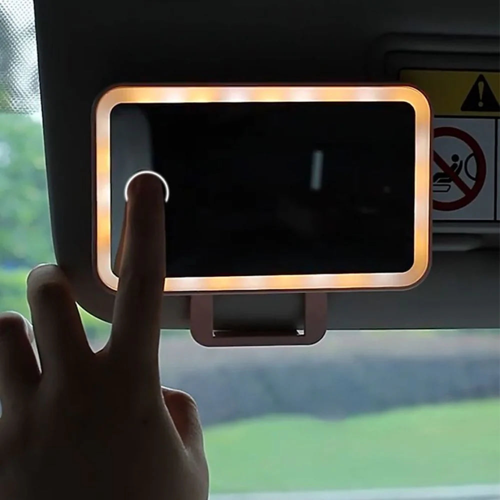 Royaleva Light Up LED Car Vanity Mirror Attachment