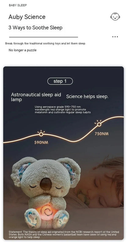 Luxora Anxiety Relief Koala Plush Toy with Music Lights