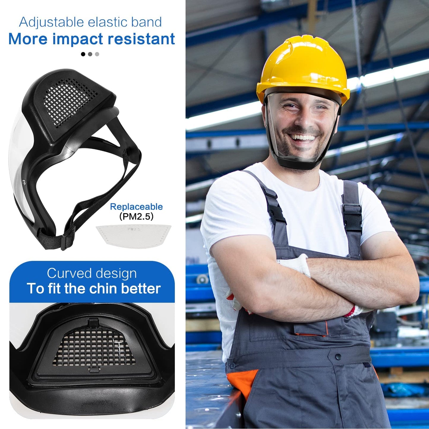 Royaleva Super Protective Anti-fog Face Shield for Safety