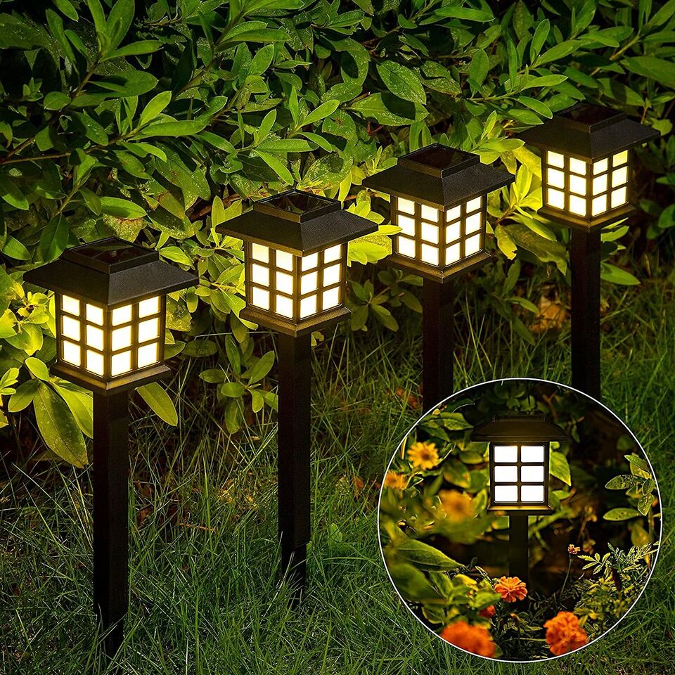 12-Pack Solar Pathway Lights Outdoor 3