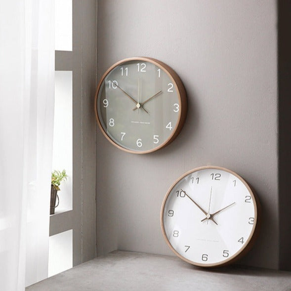 Royaleva Analog Wall Decoration Wooden Clock for Home