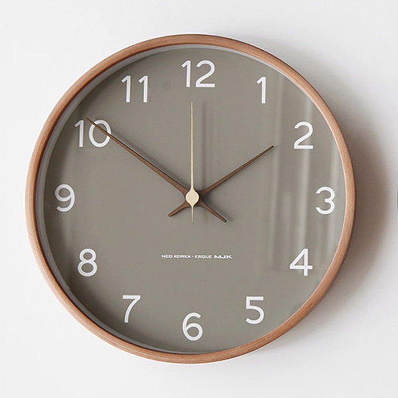 Royaleva Analog Wall Decoration Wooden Clock for Home