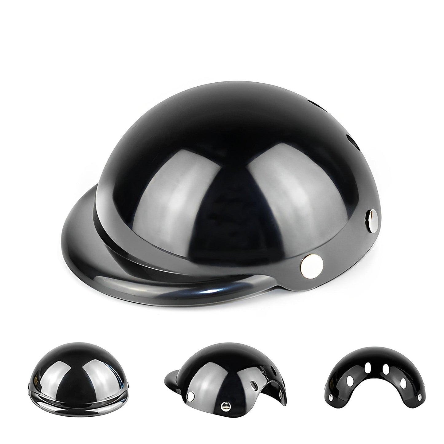 RoyaleGlow Dog Motorcycle Helmet And Goggles For Pets