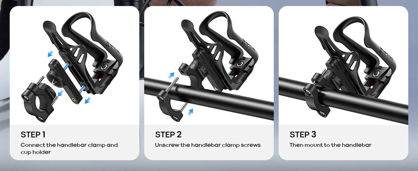 Royaleva Bike Bottle Holder Adjustable Mount for All Bikes