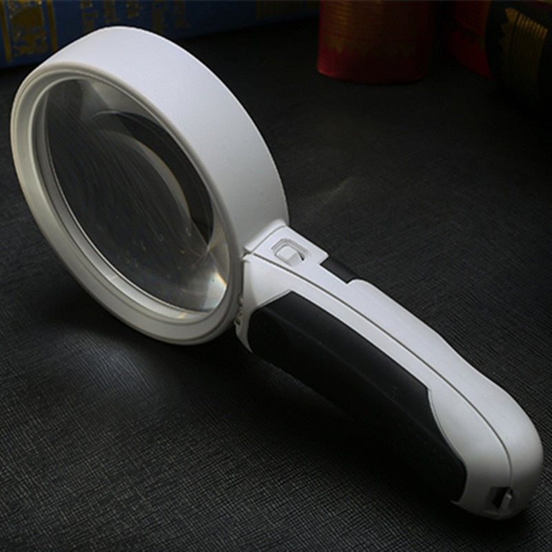 Luxora Optical Magnifying Glass with LED Light 20X Zoom