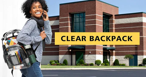 Royaleva Clear Backpack Heavy Duty for Secure Travel