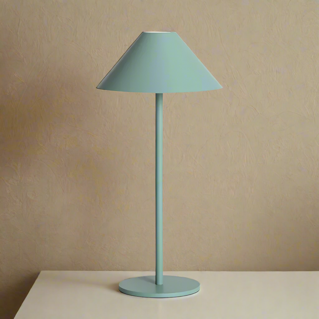 Royelux Cordless Cone Lamp - Dimmable & Waterproof - Green / Medium