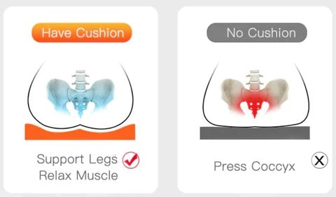 Luxora Coccyx And Sciatica Pain Relief Cushion Seat