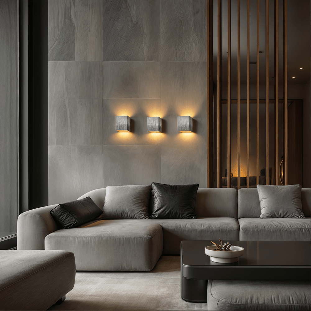 RoyaleGlow Arnold Cube Indoor & Outdoor Wall Lamps