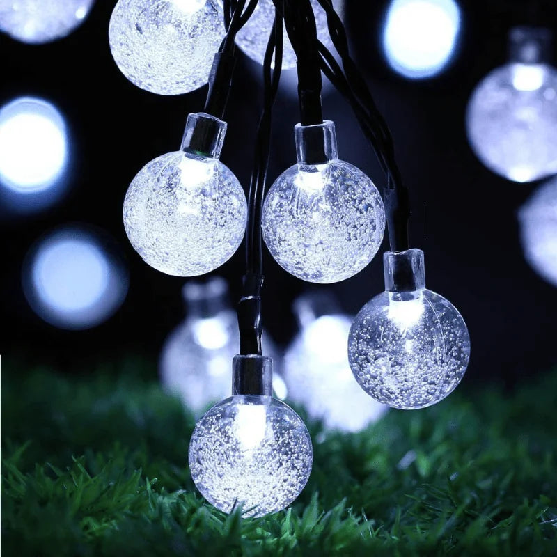 1PC LED Solar String Light Fairy Lights 5m 20LED IP65 Waterproof Outdoor Garden Decorations Halloween Wedding Christmas Lamp 2