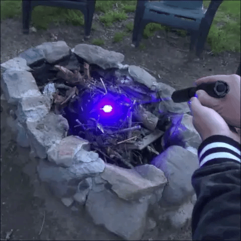 RoyaleGlow Burning Blue High-Power Tactical Laser Torch