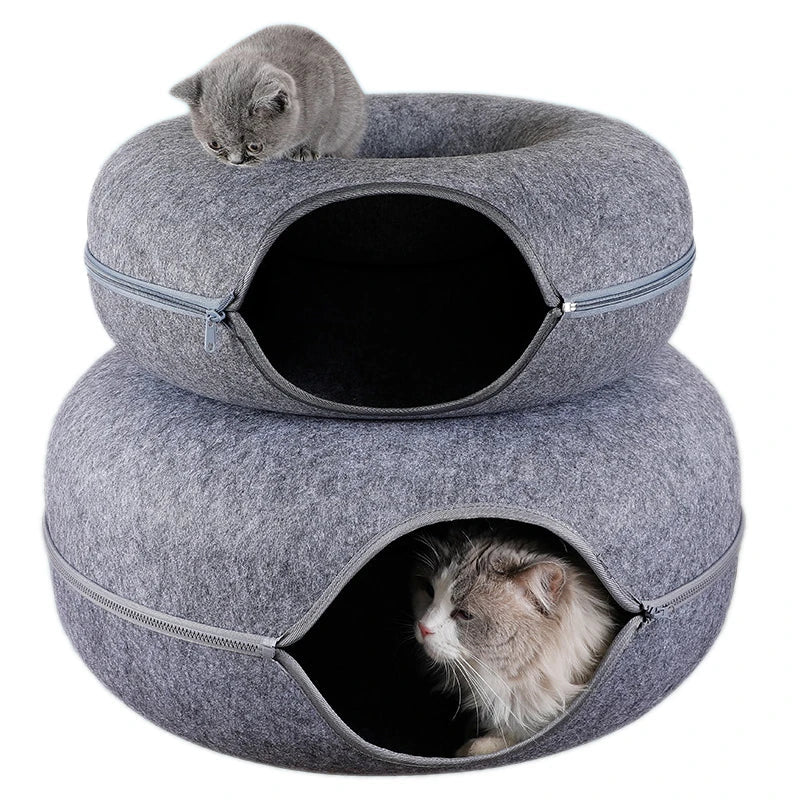 Luxora Tunnel Interactive Cat Bed for Fun and Playful Cats