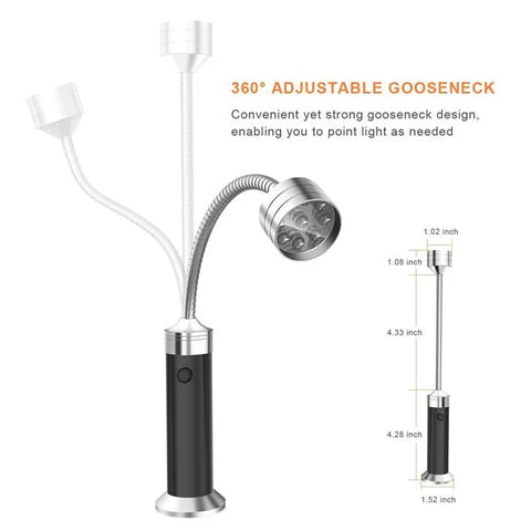 RoyaleGlow Magentic Barbeque LED Light With Strong Base
