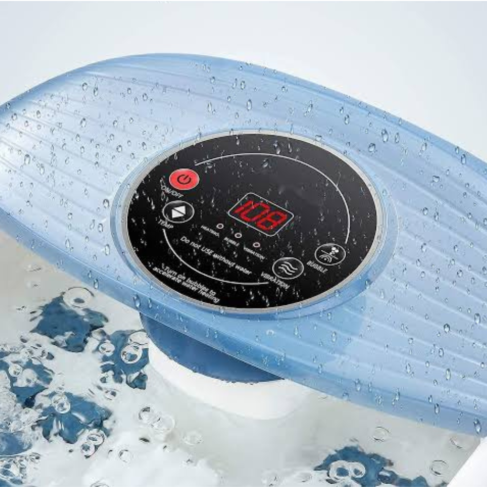 RoyaleGlow Temperature Controlled Foot Bubble Bath Vibration Massager