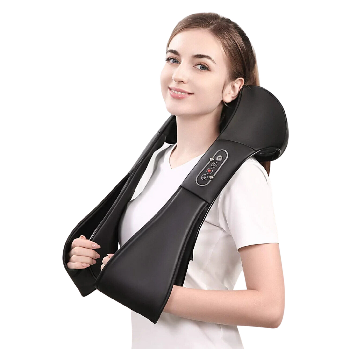 Luxora Heated Shiatsu Neck And Shoulder Deep Tissue Massager