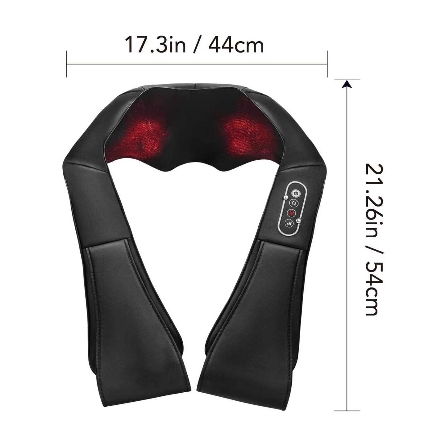 Luxora Heated Shiatsu Neck And Shoulder Deep Tissue Massager