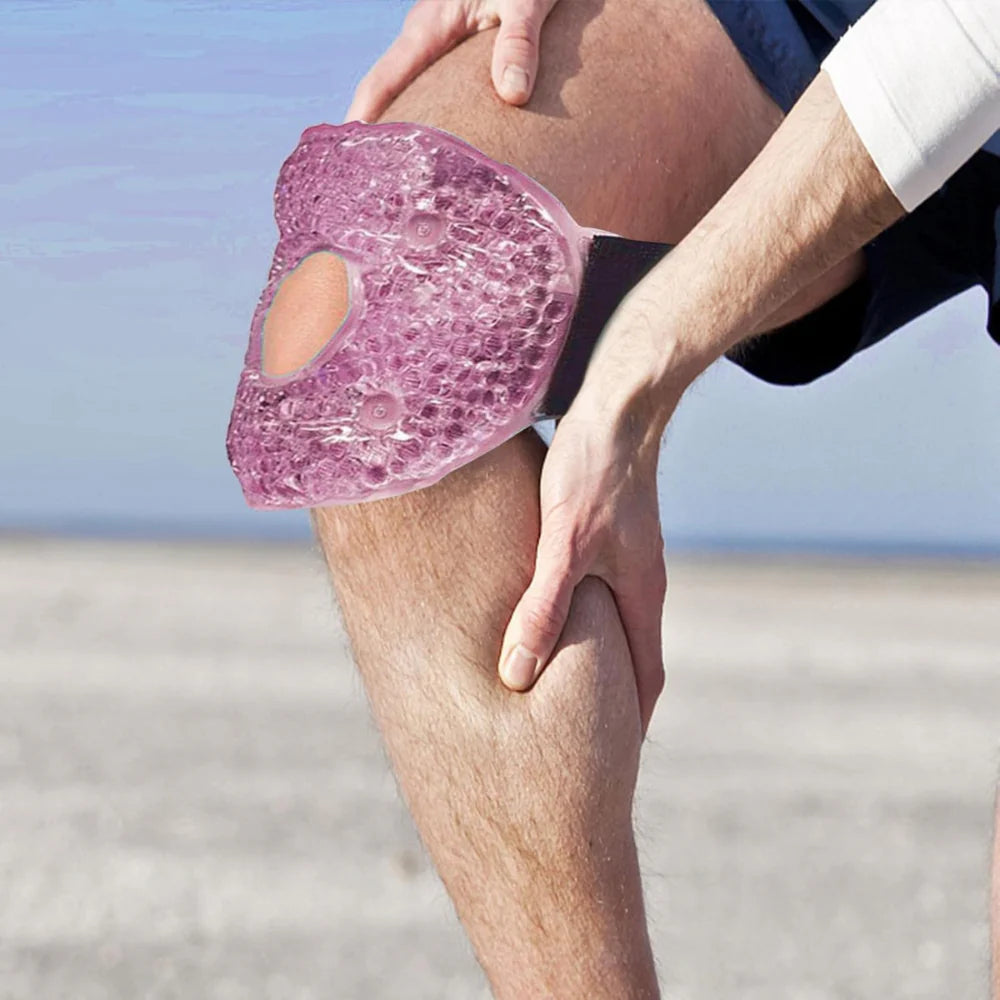 RoyaleGlow Strap On Hot or Cold Gel Knee Compress