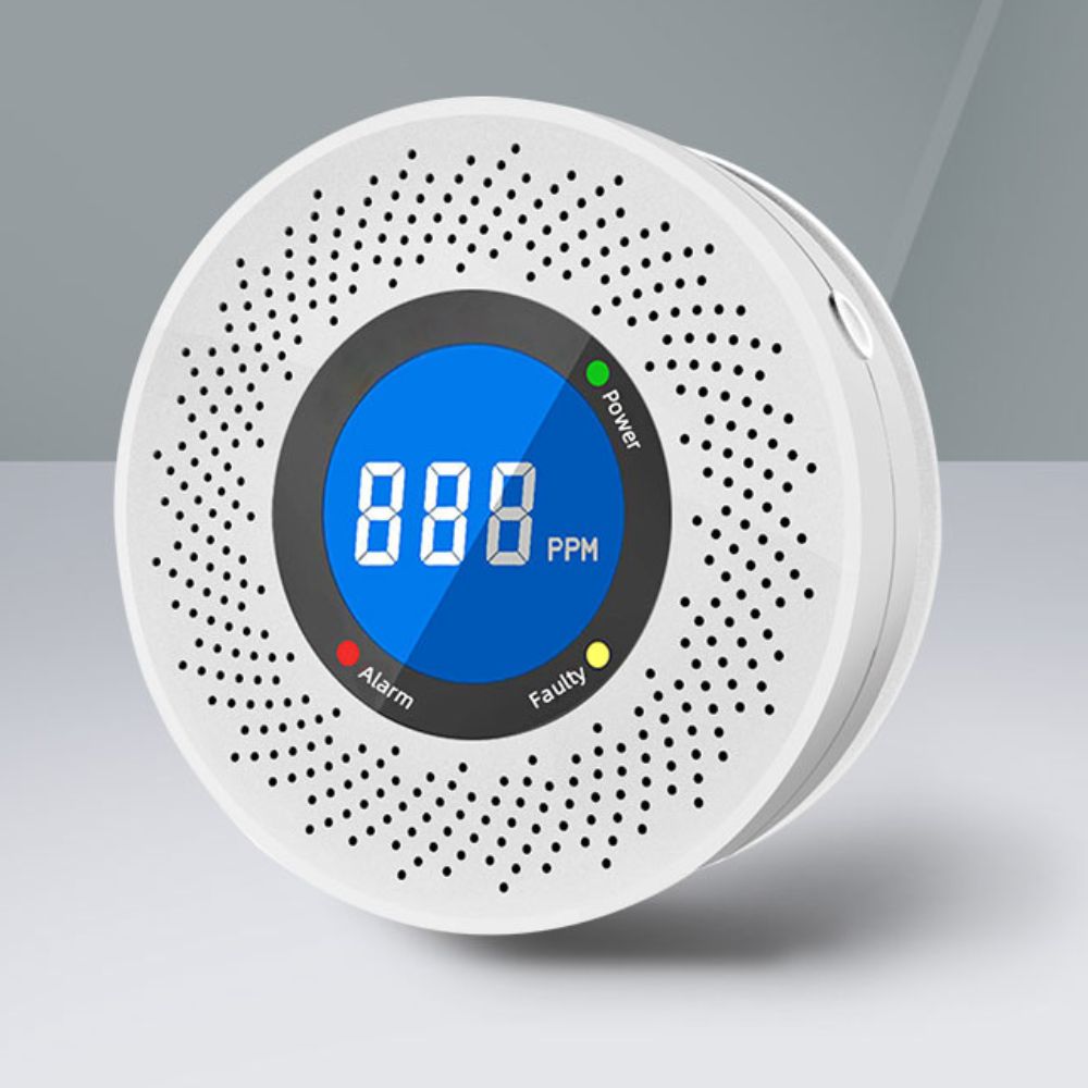 RoyaleGlow Carbon Monoxide Detector CO Alarm Smoke Safety Combo