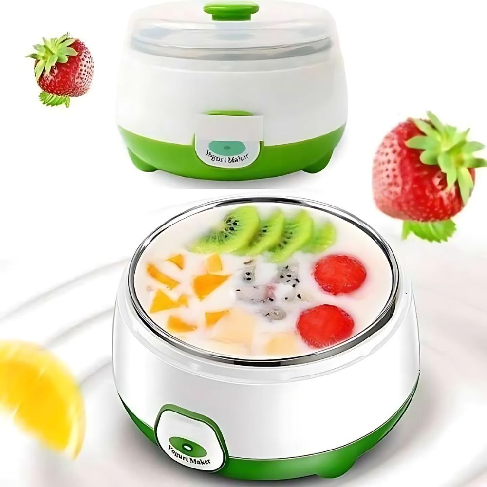 RoyaleGlow Mini Electric Probiotic DIY Yogurt Maker 1L