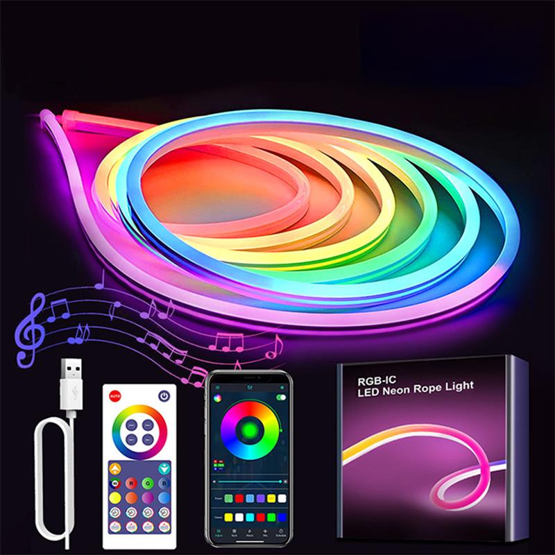 Royelux RGB Neon LED Strip Lights with App Control & Music Sync