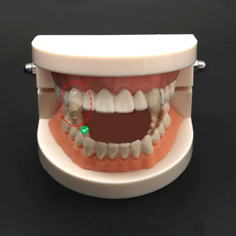 1 Pair Vampire Teeth Fangs Dentures Props Halloween Costume Props False Teeth Solid Glue Denture Adhesive Halloween Party Decor 13
