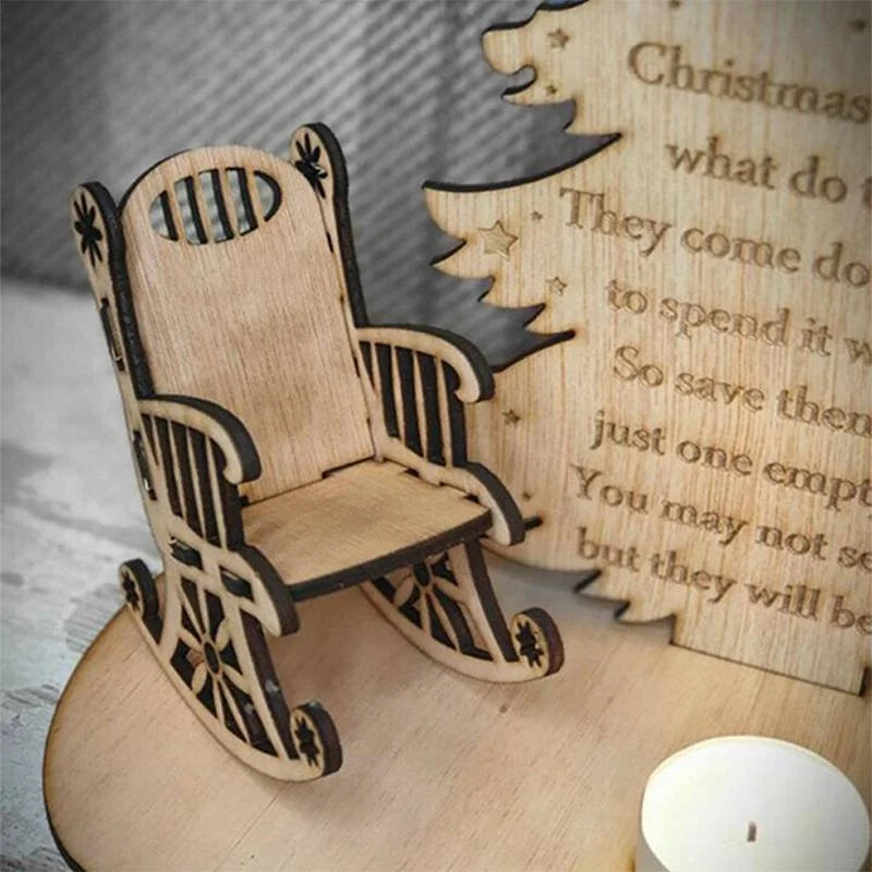 Royaleva Christmas Remembrance Ornament with Rocking Chair Design