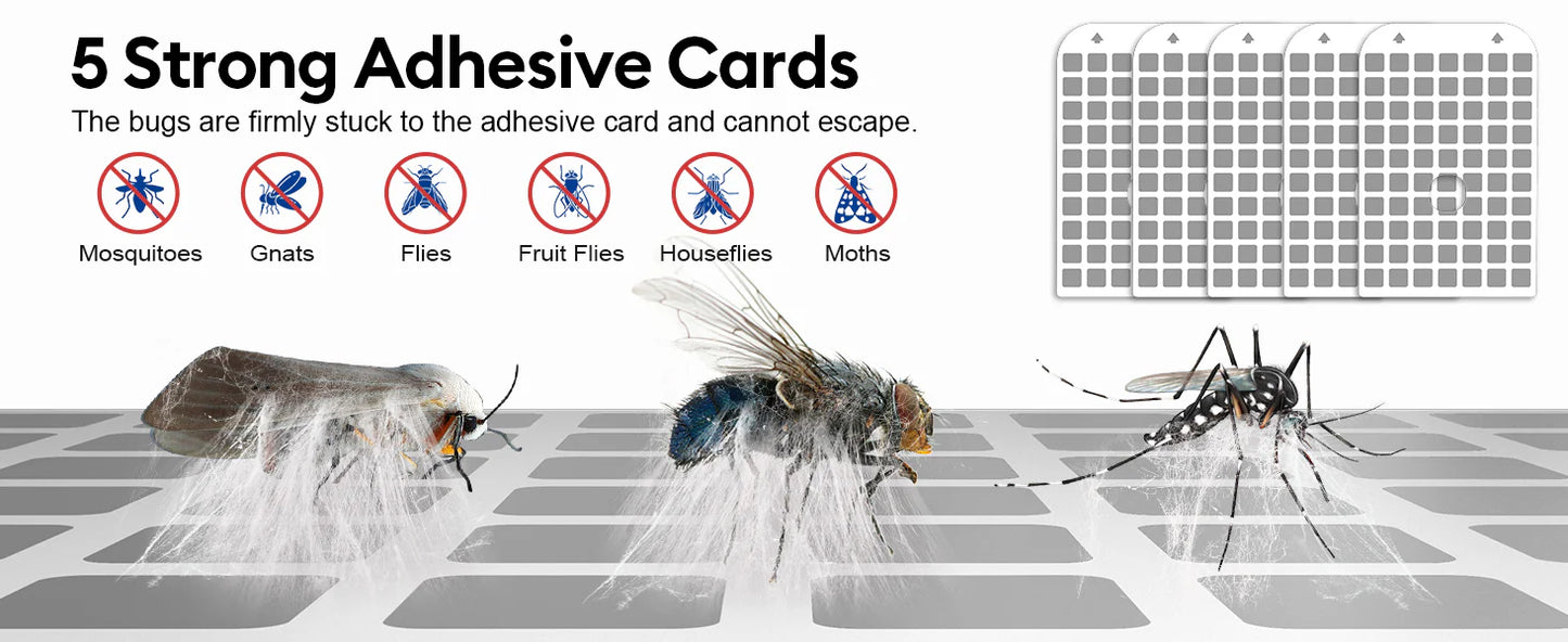 Royaleva Indoor Fly Trap with Adhesive Cards for Home Use