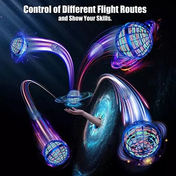 Luxora Flying Spinner Mini Drone Flying with LED Lights
