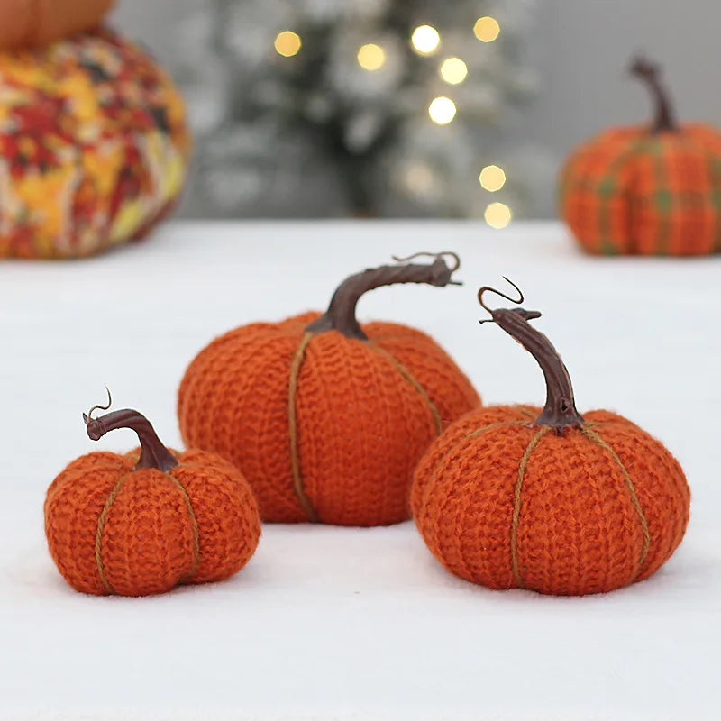 1pcs creative Thanksgiving pumpkin decoration, charming desktop decoration, suitable for Thanksgiving, autumn harvest and seas 6
