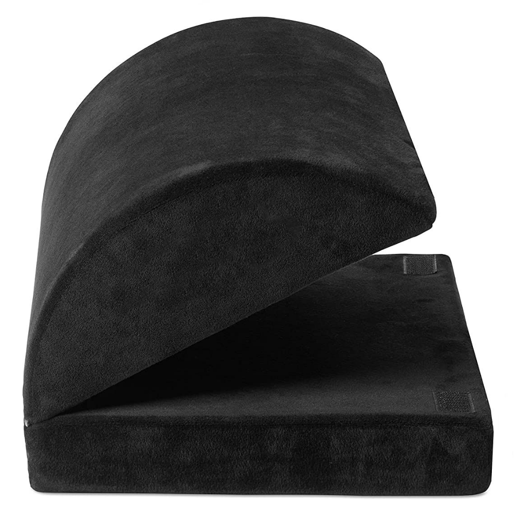 Luxora Curved Ergonomic Under Desk Home Office Foot Rest