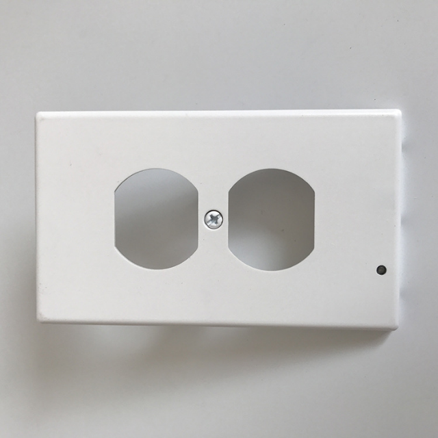 Luxora Double Wall Plug Socket LED Hallway Night Light Combo
