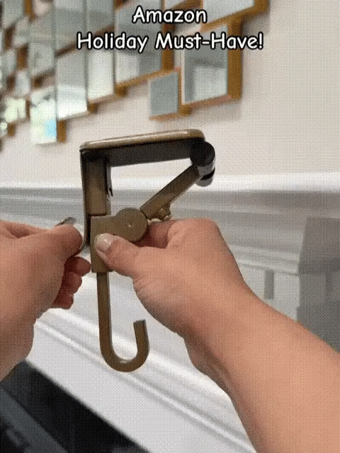 Luxora Heavy Duty 2-In-1 Garland And Stocking Hangers